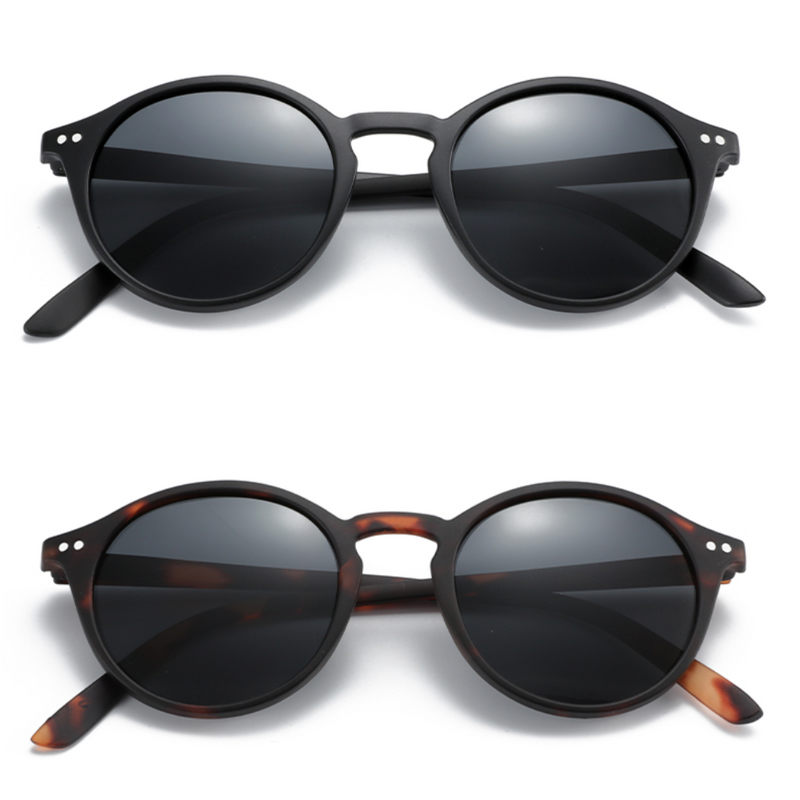 UV400 Round Polarized Sunglasses