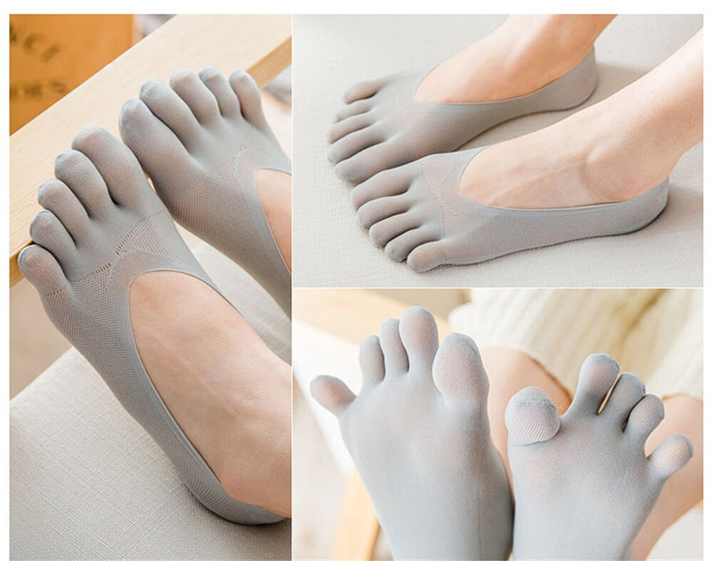 Ultra-thin Women's Five Finger Summer Socks